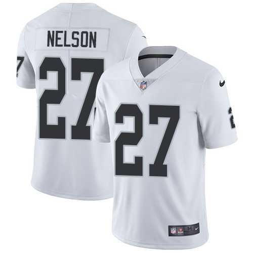 Nike Oakland Raiders #27 Reggie Nelson White NFL Vapor Untouchable Limited Jersey,We sell and wholesale Nike Oakland Raiders #27 Reggie Nelson White NFL Vapor Untouchable Limited Jersey on line form chian!